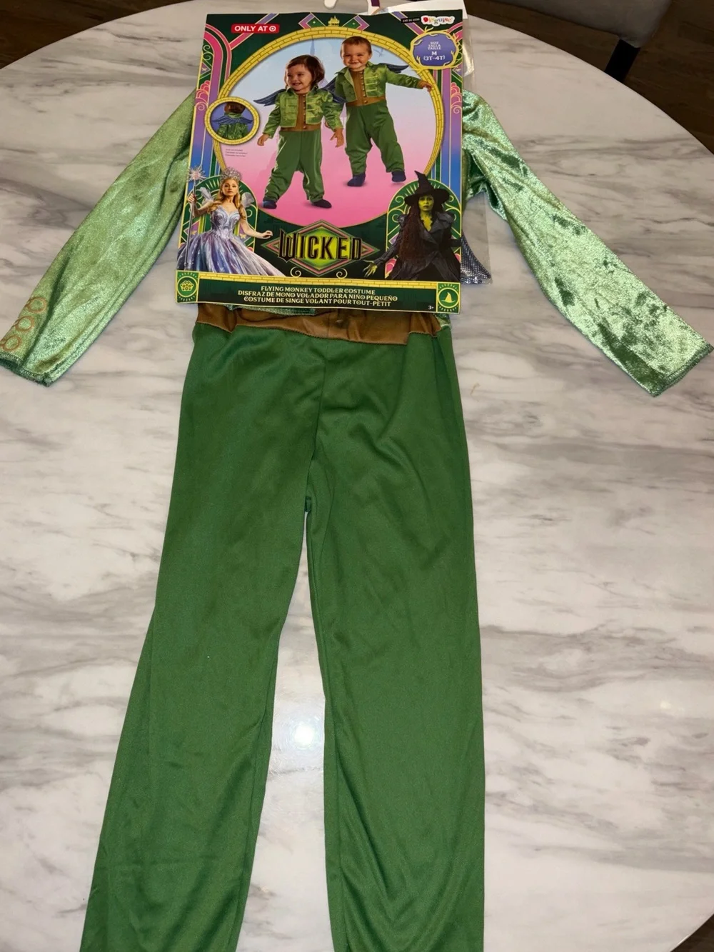 NWT Wicked Flying Monkey Costume Toddler Size M 3T-4T Halloween